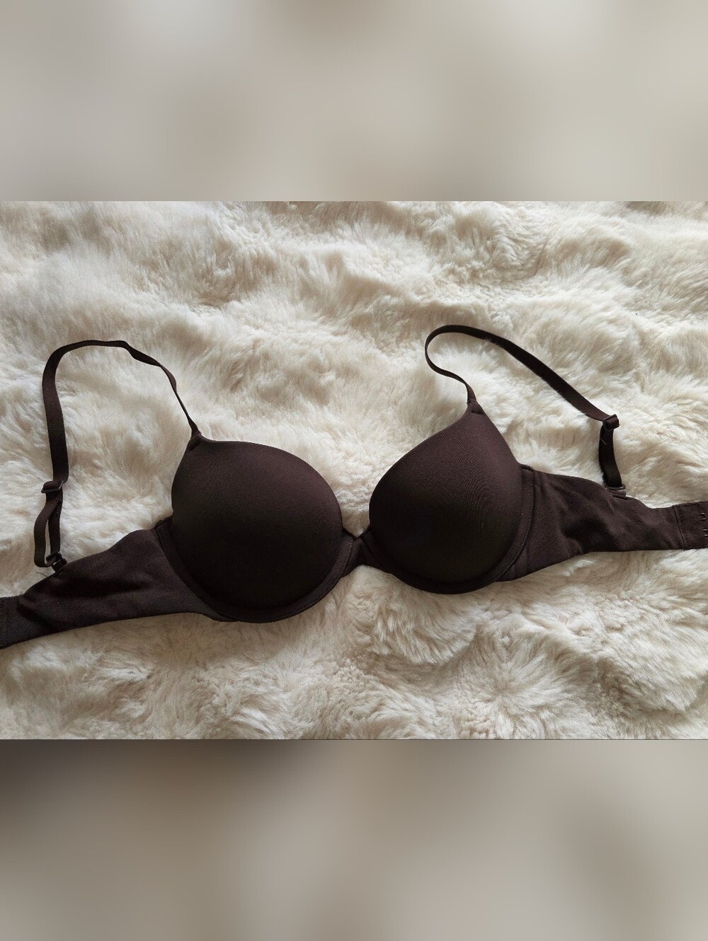 Skims Fits Everybody Pushup Bra Brown 30C